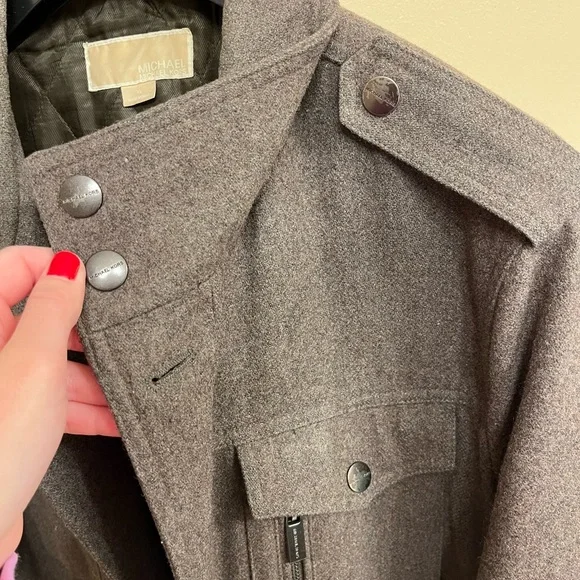 Michael Kors Brown Peacoat - Picture 4 of 9